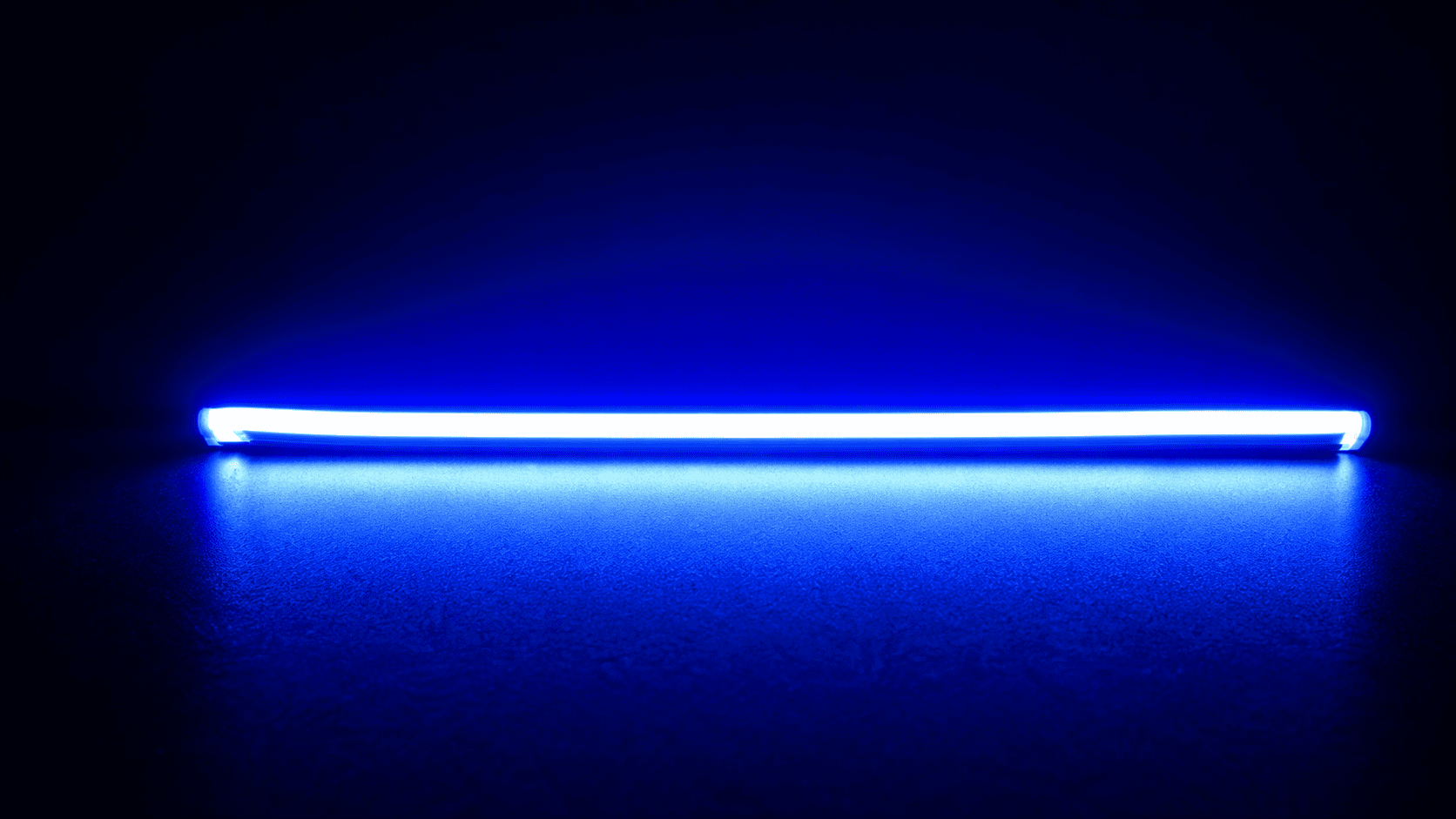 silicone neon lighting up the blue light of the rgbw potential it has